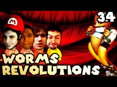 The Greatest Grenade Throw Ever...of ALL TIME (Worms Revolution: The Derp Crew - Part 34)