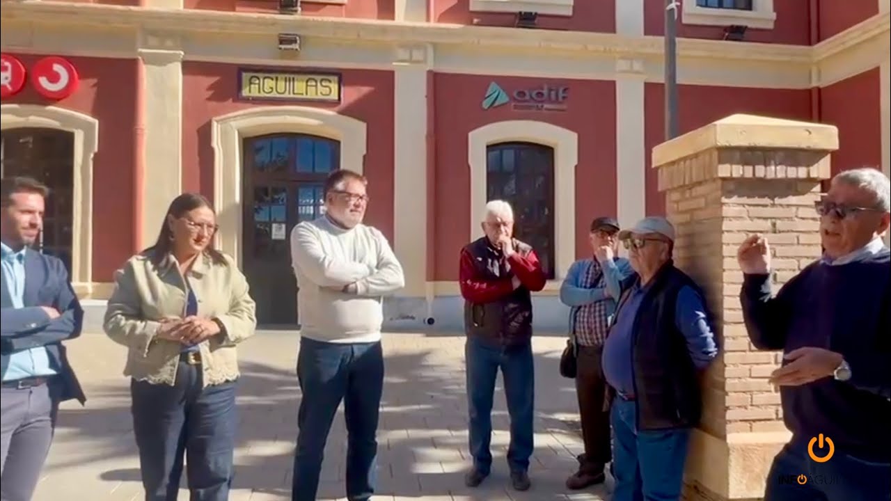El PP defiende que “el tren debe llegar a Águilas soterrado o en viaducto y sin pasos a nivel, pero nunca quedarse a las afueras”
