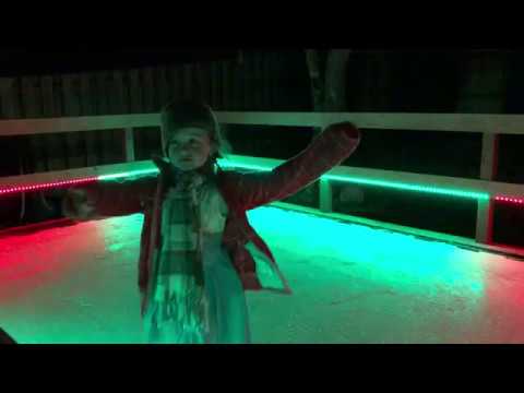 Backyard Skating on Synthetic Ice