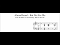 Ahmad Jamal - But Not For Me - Piano Transcription (Sheet Music in Description)