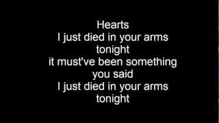 Just died in your arms Lyrics Cutting Crew