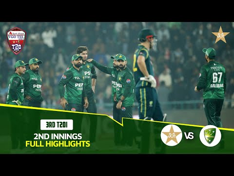 2nd Innings Highlights | Pakistan vs Australia | Match 03 | T20I Series 2026 | PCB | MJ1K