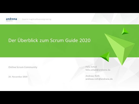 Der Überblick zum Scrum Guide 2020 - Online Scrum Community