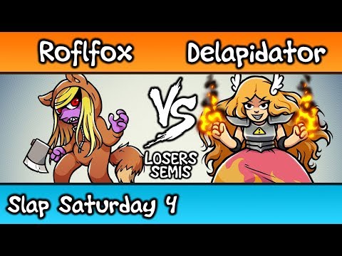 Roflfox (Jenny) vs Delapidator (Goddess) - Losers Semifinals [Slap Saturday #4 (7/21/18)]