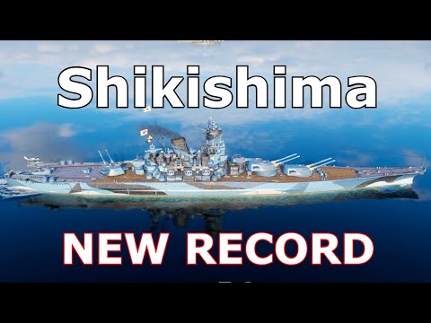 World of WarShips Shikishima - 405K Damage | NEW RECORD !