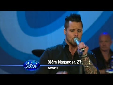 Slutaudition solosång: Björn Nagander - Idol Sverige (TV4)