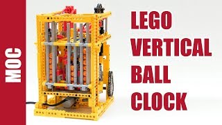preview picture of video 'Lego Vertical Ball Clock'