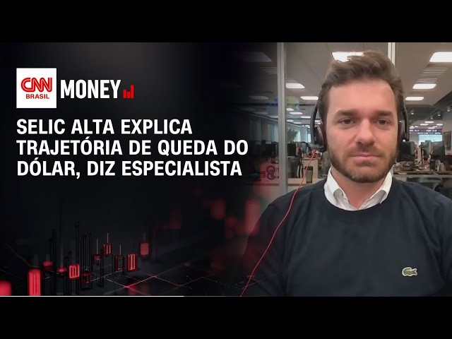 Selic alta explica trajetória de queda do dólar, diz especialista | Abertura de Mercado
