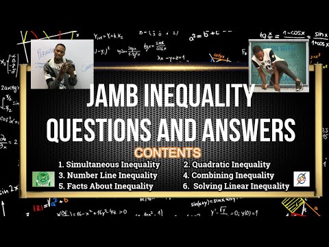Jamb Inequality Past Questions And Answers
