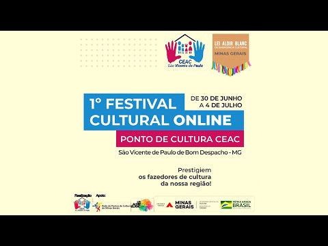 1º Festival Cultural Online ( dia 1)