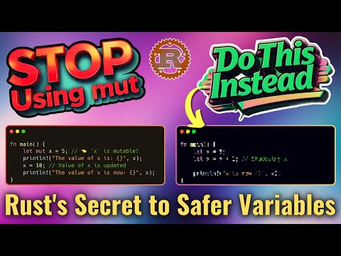 Rust Constants & Shadowing EXPLAINED! Stop Using mut the Wrong Way!