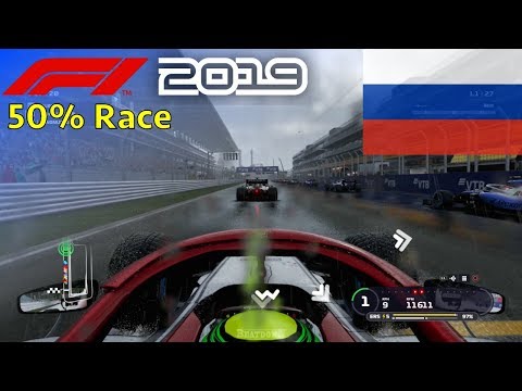 F1 2019 - Schumacher Career Mode #16: 50% Race Russia