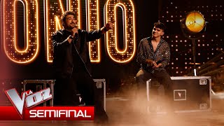 Antonio Orozco y Manuel cantan &quot;Entre sobras y sobras me faltas&quot; | Semifinal | La Voz Antena 3 2024