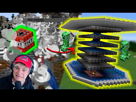 SPRÆNGER MIN CREEPER FARM OG BYGGER EN NY - Minecraft: Ep 53