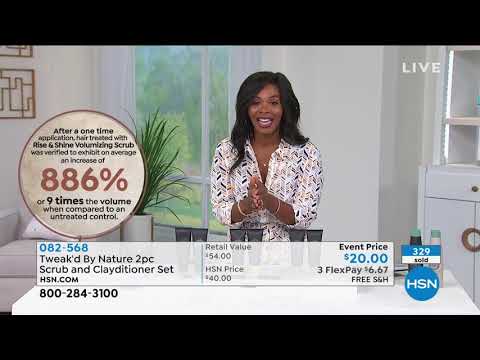 Tweak'd By Nature CocoNutty Volumizing Scrub and Claydit...