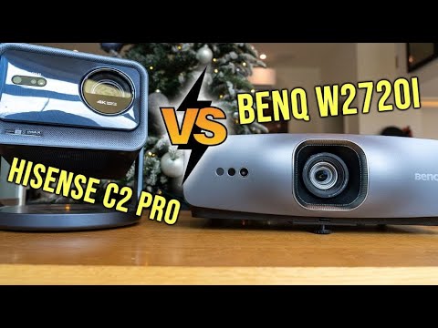Laser vs. LED - BenQ W2720i vs. Hisense C2 Pro! Battle of the 4K projector technologies!