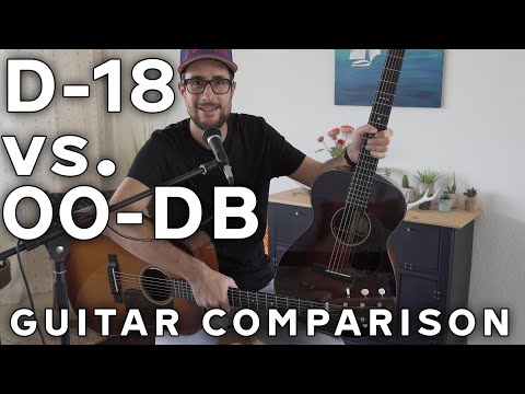 Martin D-18 vs Martin 00-DB Jeff Tweedy - Dreadnought vs Parlor Guitar Comparison