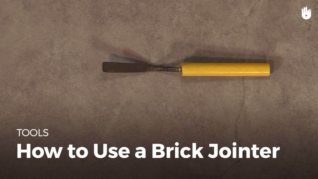 How to Use a Brick Jointer How to Be a Mason Sikana