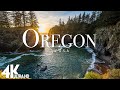 FLYING OVER OREGON (4K UHD) - Calming Music With Stunning Natural Landscape Videos For Stress Relief