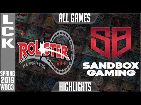 KT vs SB Highlights ALL Games | LCK Spring 2019 Week 8 Day 3 | KT Rolster vs Sandbox Gaming