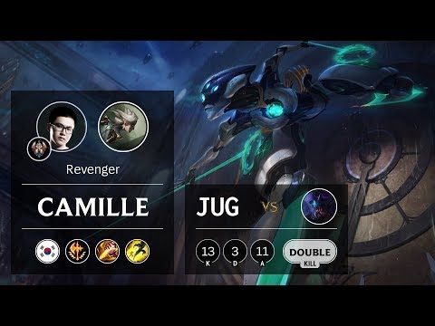Camille Jungle vs Rek'Sai - KR Challenger Patch 9.8