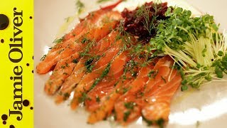 Jamie's Perfect Party Food : Salmon Gravadlax