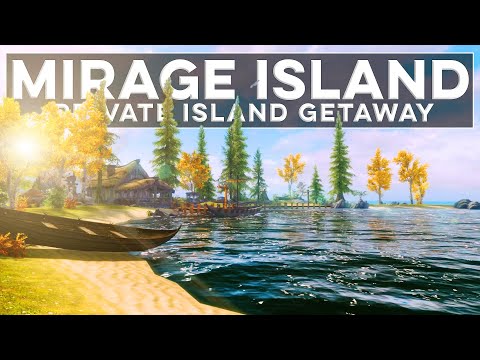 Mirage Island player Home and Private Island in Skyrim - Shapeless Skyrim PS4 Mods (Ep. 200 Part 4)