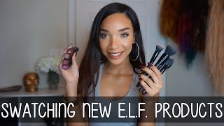 MAKEUP| Swatching New E.l.f. Products!
