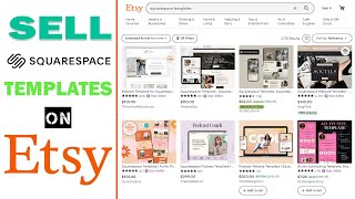 How To Sell Squarespace Templates On Etsy (2023)
