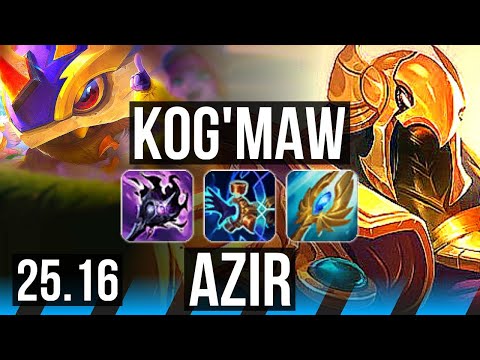 KOG'MAW vs AZIR (MID) | KR Diamond | 25.16