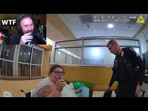 Fat influencer got arrested, couldn't fit in a cop car..