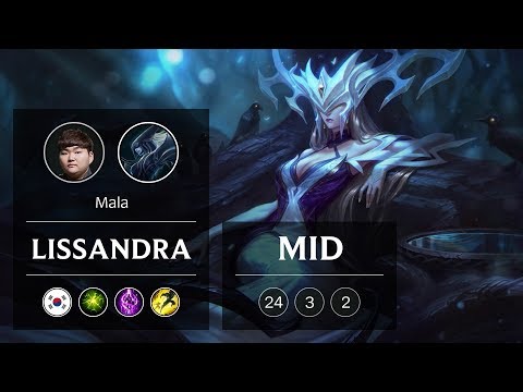 Lissandra Mid vs Cassiopeia - KR Grandmaster Patch 9.3