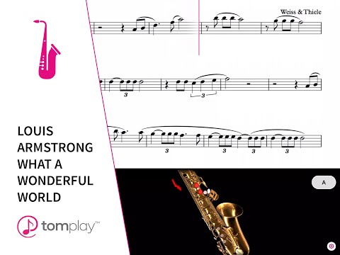 Louis Armstrong's What a Wonderful World - Alto Saxophone ????