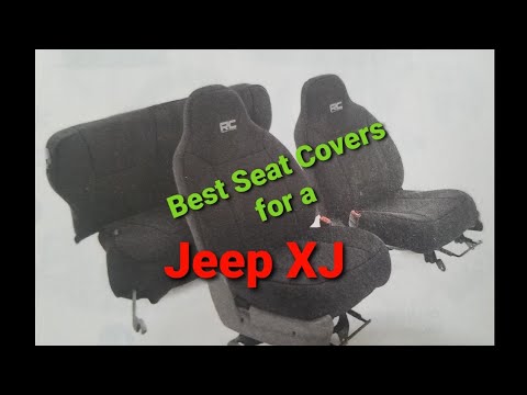 Rough Country Seat Cover Set Installation on Jeep Cherokee XJ #jeepxj