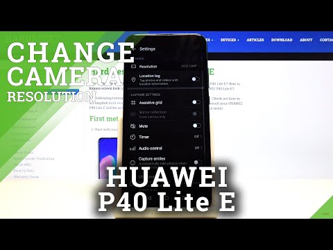 How to Change Photo Resolution in Huawei P40 Lite E - Set Up Photo Quality
