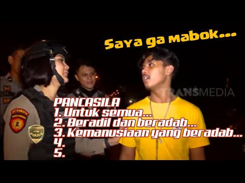 Lucu mabok berat ga hafal Pancasila tapi ngaku ga mabuk || The Police 86