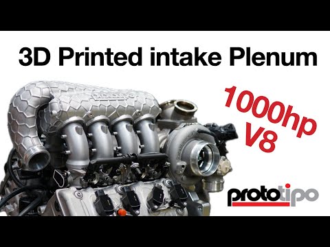 3D Printed Intake Plenum for Pikes Peak Sendycar
