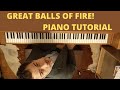 Great Balls Of Fire Piano Tutorial