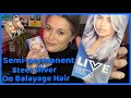 Schwarzkopf Live Steel Silver Testing Reviewing Hair Dye Dyeing My Blonde Balayage Hair Silver