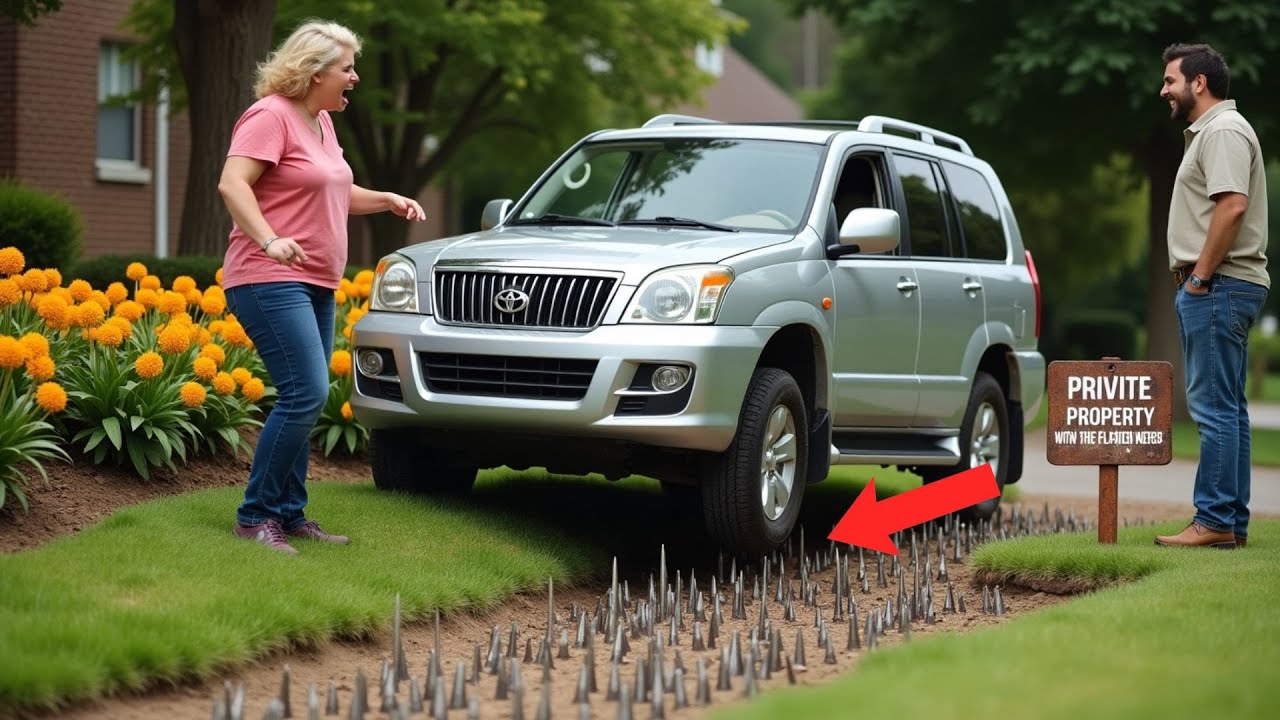 HOA Karen Drove Over My Flowers Daily—So I Installed Spikes Under the Flowers!|EntitledPeople Reddit