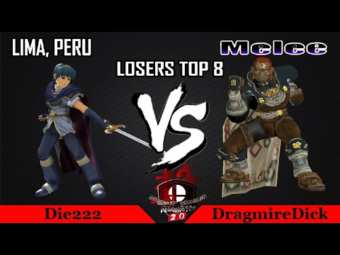 S.O.S. 2.0 Rebirth - Die222 (Marth) vs Dick (Ganondorf) SSBM Losers Top 8