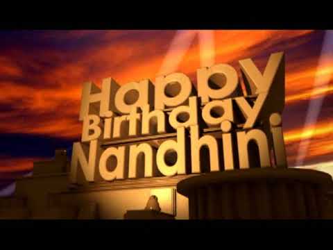 Happy Birthday Nandhini