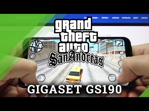 Gameplay of GTA San Andreas on GIGASET GS190 – Gaming Test