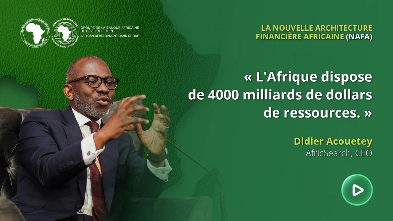 « L'Afrique dispose de 4000 milliards de dollars de ressources », Didier Acouetey, AfricSearch CEO