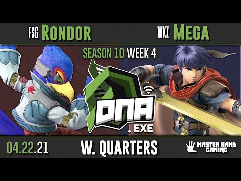 DNA.EXE S10:W4 - FSG | Rondor (Falco) Vs. WKZ | Mega (Ike) - W Quarterfinals