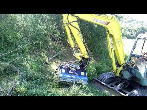 C4 C90 Testata Trinciate su Yanmar - Mulcher Head