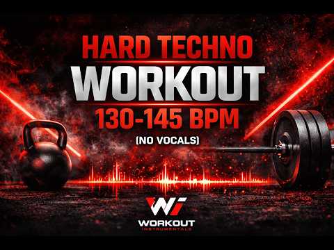 Hard Techno Workout 💥 Industrial Techno 130–145 BPM | Gym Training Music (No Vocals)