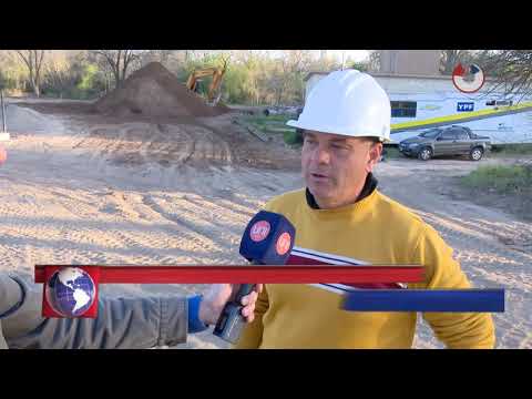 Avanza la obra de desagües