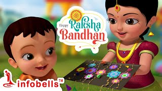 Happy Raksha Bandhan, Happy Raksha Bandhan | Hindi Rhymes & Kids Songs | Infobells #rakshabandhan