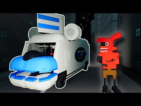 RACE TO OWN THE FNAF PIZZERIA! - Brick Rigs Multiplayer Gameplay - Lego Racing & Roleplay